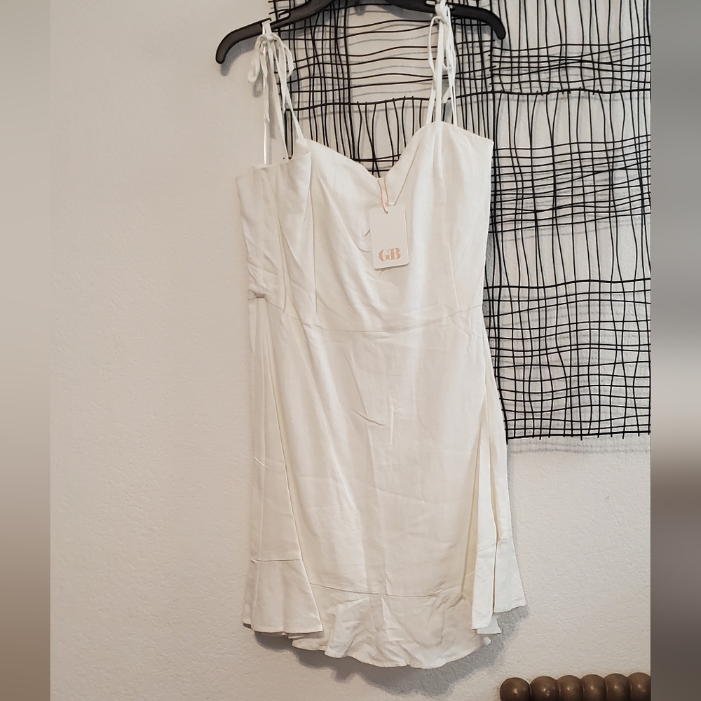 GIANNI BINI white dress XXL fits like XL - Picture 3 of 6